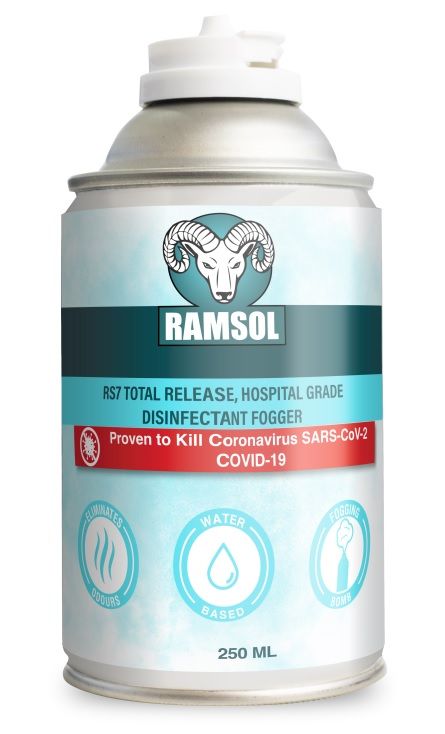 RAMSOL Sanitising Spray Total Release Aerosol 150ml (12)