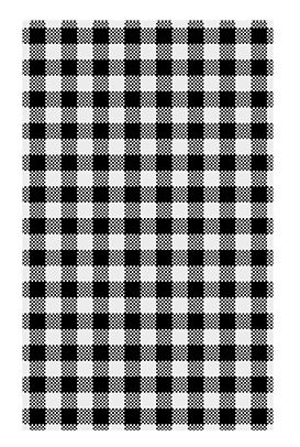 MODA Greaseproof Paper Gingham Black 190 x 310mm (200)