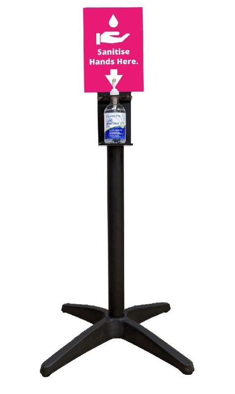 Astoria Hand Sanitiser Station Black