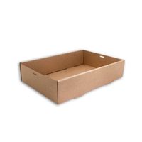 ALFRESCO Catering Box Kraft Medium 359 x 252 x 80mm 10 x 10