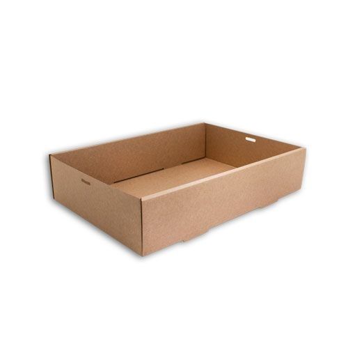 ALFRESCO Catering Box Kraft Medium 359 x 252 x 80mm 10 x 10