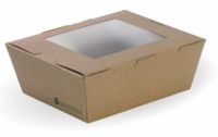 BIOPAK Lunch Box with Window Medium 4 x 50