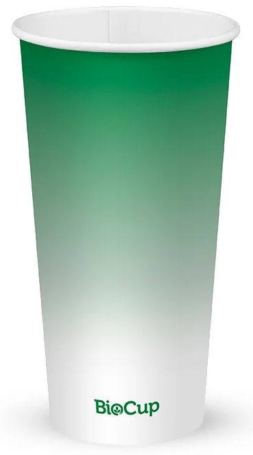 BIOPAK Green Cold Paper BioCup 20oz 20 x 50