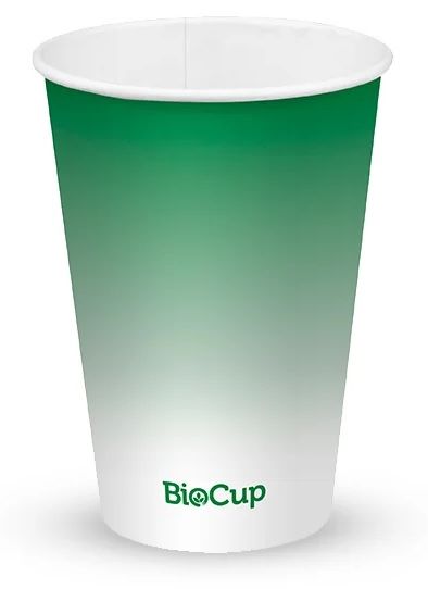 BIOPAK Green Cold Paper BioCup 14oz 20 x 50