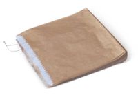 DETPAK GPL Bag Brown 1/2 Strung Square 160 x 140mm (500)