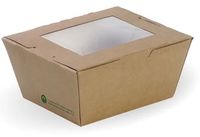 BIOPAK Lunch Box with Window Small 4 x 50