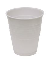 TAILORED Plastic White Water Cup 185mL 20x50
