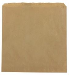 GREENMARK Paper Bag Brown 2 Wide/Square 200 x 200mm (500)