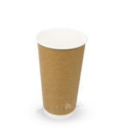 SHAMROCK DW Brown Kraft Cup 20oz (300)