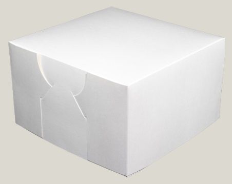 Cake Box 8 x 8 x 4 White (100)