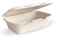 BIOPAK Clamshell Natural 200 x 150 x 50mm 3 x 100