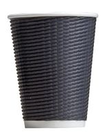 TAILORED Paper Hot Cup 12oz Charcoal 20 x 25