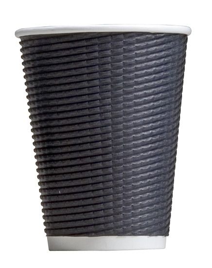 TAILORED Paper Hot Cup 12oz Charcoal 20 x 25