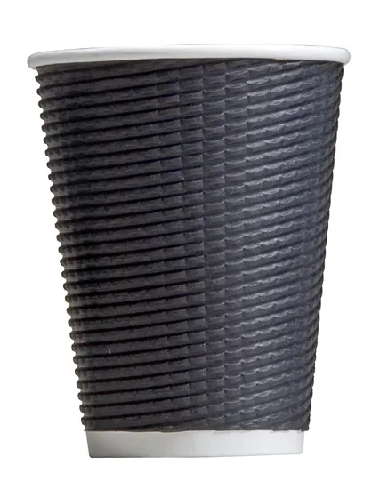 TAILORED Paper Hot Cup 12oz Charcoal 20 x 25