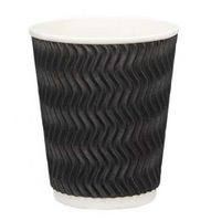 TAILORED Paper Hot Cup 8oz Charcoal 20 x 25