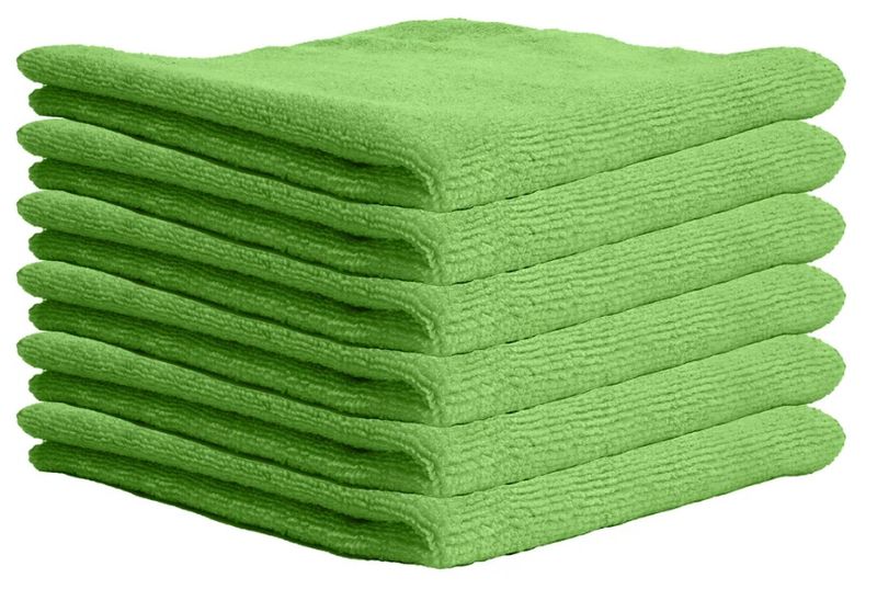 Microfibre Cleaning Cloth Green 40 x 40cm (25)