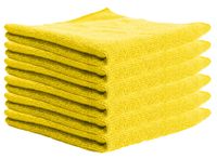 Microfibre Cleaning Cloth Yellow 40 x 40cm (25)