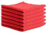 Microfibre Cleaning Cloth Red 40 x 40cm (25)