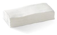 BIOPAK Dinner Napkin 2Ply Quilted GT Fold White 10 x 100