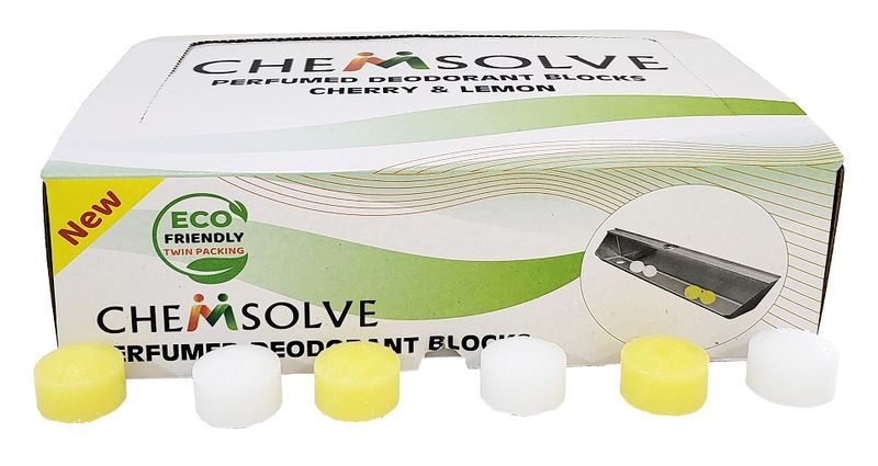 CHEMSOLVE Perfumed Deodorant Blocks Cherry & Lemon 4kg