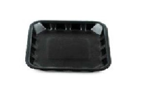 iKon-Pack Foam Food Tray 5 x 5 Inch Black 1000