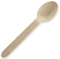 BIOPAK Wooden Spoon 16cm 20x100