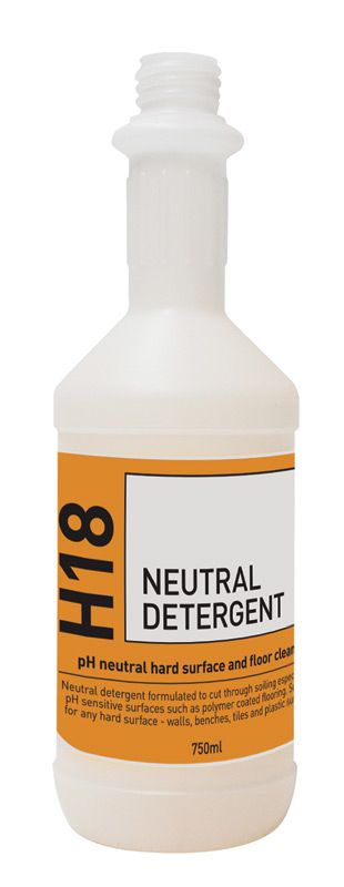 VERIDIA H18 Neutral Cleaner Labelled Bottle / Order Trigger Separately
