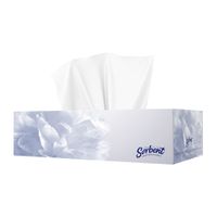 SORBENT Professional Silky White Facial Tissue 2-ply 100 Sheet (48)