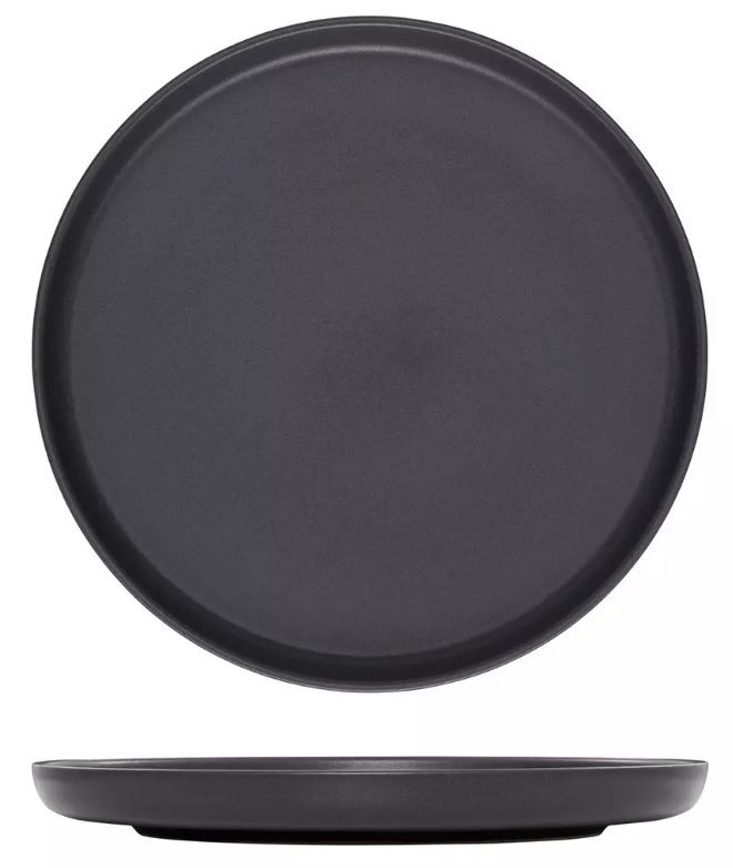 ECLIPSE Uno Round Plate Black 280mm (6)