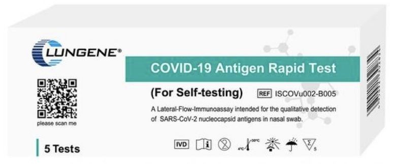 CLUNGENE Biotech Onsite Nasal Swab Rapid Antigen Test Kit