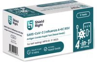 SHIELD RIGHT COVID-19/RSV/Influenza A&B Test Kit