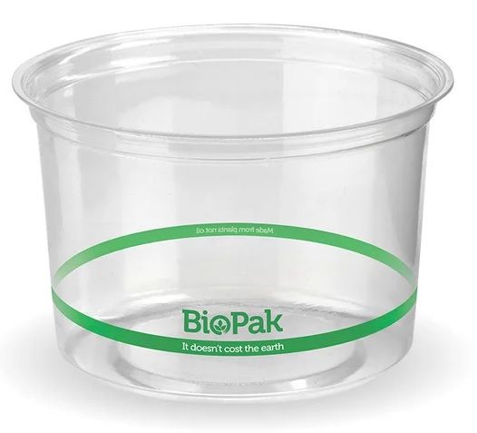 BIOPAK Clear BioBowl 500ml 10 x 50