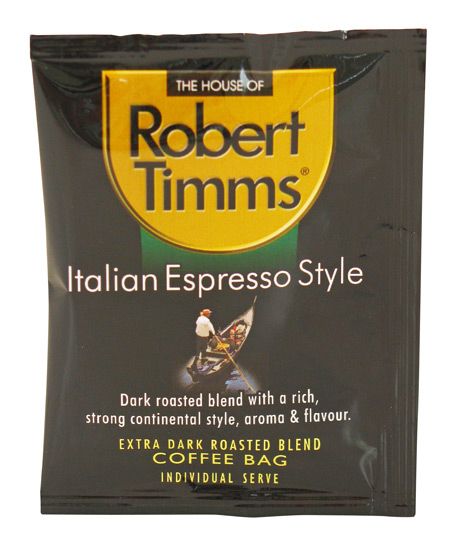 ROBERT TIMMS Italian Espresso Coffee Bags (100)