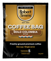 ROBERT TIMMS Gold Colombia Coffee Bags (100)