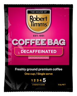 ROBERT TIMMS Decaf Coffee Bags (4x18)