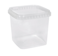 DECA 128 Series Square Tamper Proof Lid 1.1L (180)