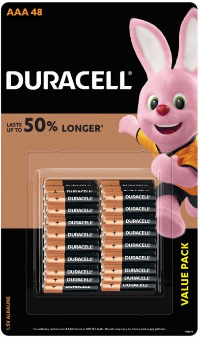 DURACELL Alkaline Battery AAA (48)