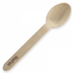 BIOPAK Wooden Spoon 16cm 100
