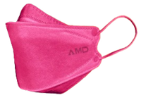 AMD Nano-Tech T4 Pink P2 Particulate Respirator with Ear Loop I/W