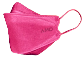 AMD Nano-Tech T4 Pink P2 Particulate Respirator with Ear Loop I/W