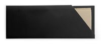 Black Cutlery Pouch with Bamboo Napkin (1000)