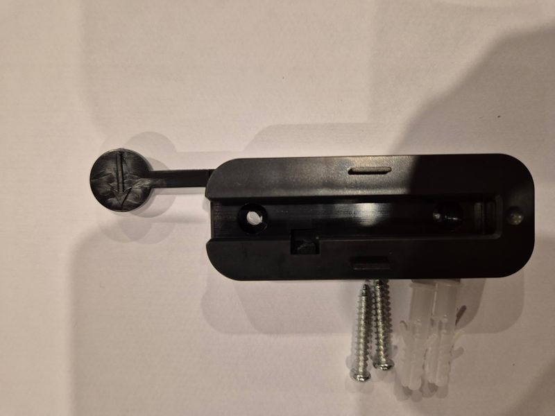 Floating Dispenser Black Bracket Screw-on