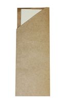 TAILORED Cutlery Pouch Kraft/Kraft Napkin (1000)