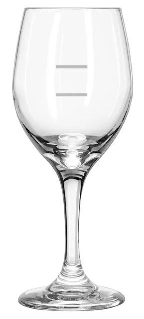 LIBBEY Perception Wine 414mL Double Pour Line 150/250mL (12)