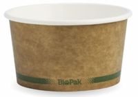 BIOPAK Bio Food Bowl 12oz Kraft 20 x 25