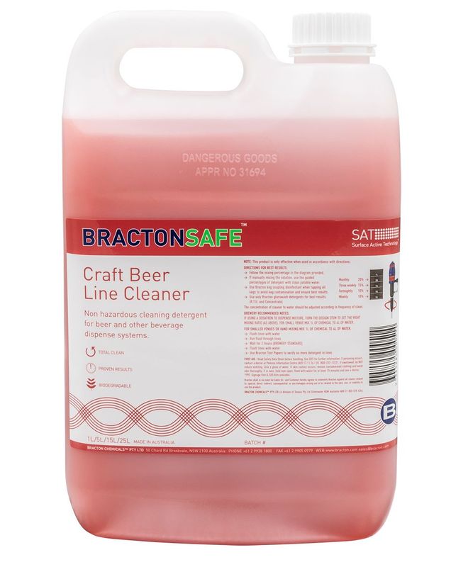 BRACTON Craft Beerline & Cider Cleaner 5L