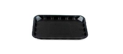 iKon-Pack Foam Food Tray 7 x 5 Inch Black (1000)