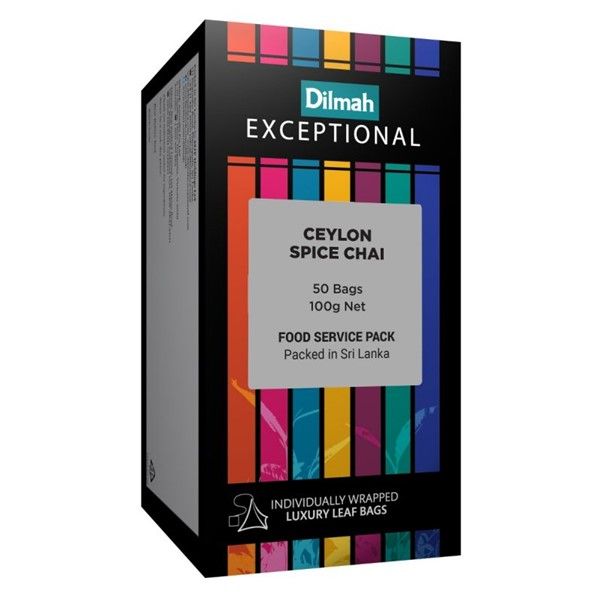 DILMAH Exceptional Tea Envelopes Ceylon Spice Chai (200)