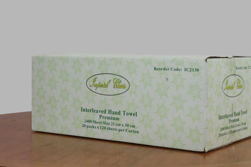 IMPERIAL CLASSIC Ultraslim TAD 21 x 30cm Towel 120 Sheet (20)