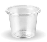 BIOPAK Sauce Cup Clear PLA 30mL 20 x 250